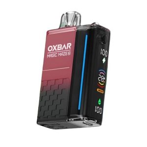 Pod Descartável Oxbar Magic Maze 2 - 30000 Puffs - Raspberry Strawberry